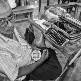 Since the invention of the mechanical typewriter in late 19th century, typing was a much sought after skill for purpose of recordkeeping and writing. Its necessity started dealing with arrival of computers and now the only place where typists still find work are outside Indian courts. 