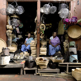 In Manipur Nupi Keithel is popularly known as Ima Market. The use of ima (mother) instead of women is significant and not without reason; it signifies that the women vendors here are all married, or had been at one point in their lives. 