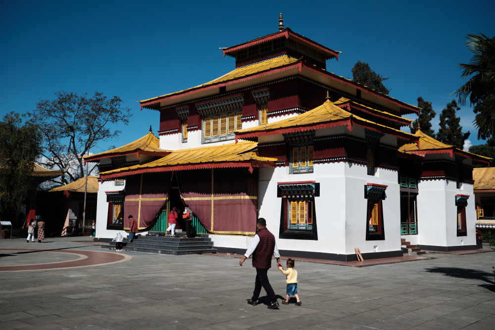 Enchey gompa in Gangtok. (Picture Credits: Abhishek Anil)