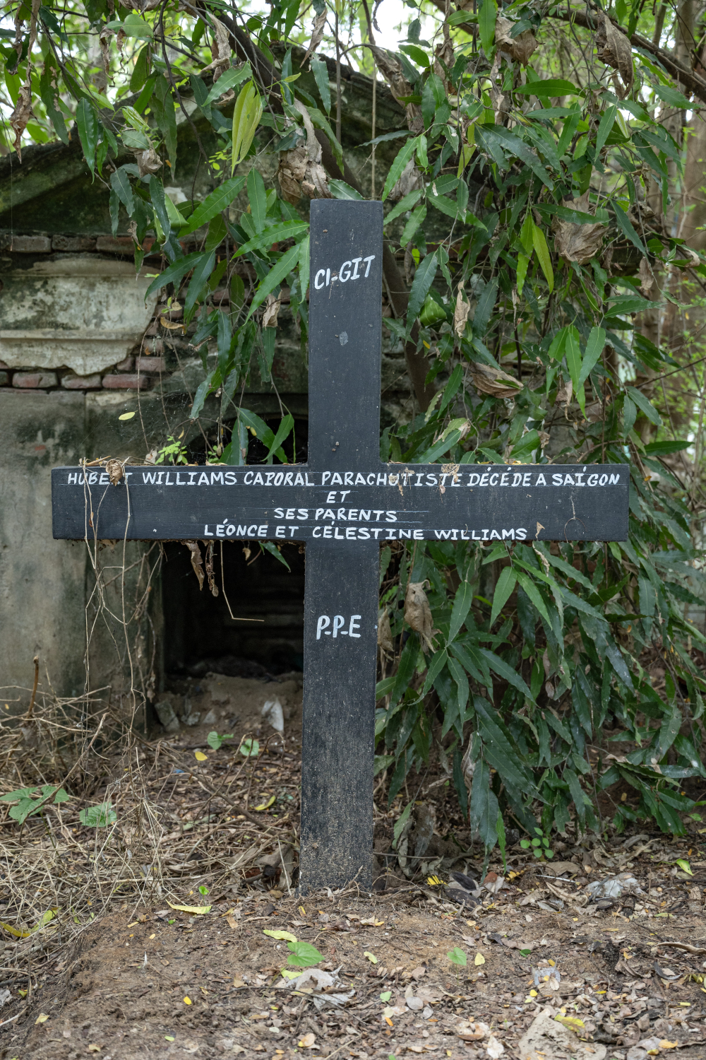Grave at the Uppalam Cemetery of a Franco-Pondicherrian soldier killed in Siagon. (Picture Credits: Joseph Rahul)