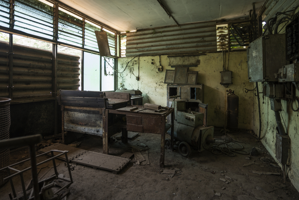 Interiors of the abandoned Anglo-French textile mills. (Picture Credits: Jubin Bennet)
