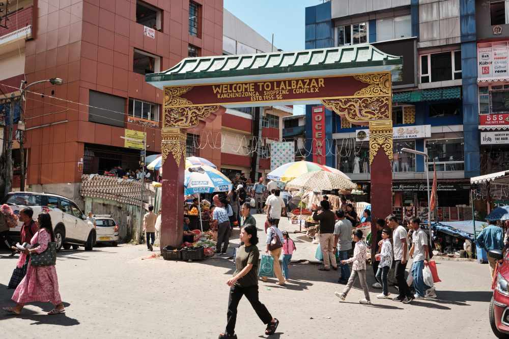 Lall Bazaar gate/entryway. (Picture Credits: Abhishek Anil)