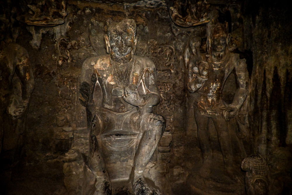 Interior of the main shrine of Cave 3. (Picture Credits: Anil Purohit)