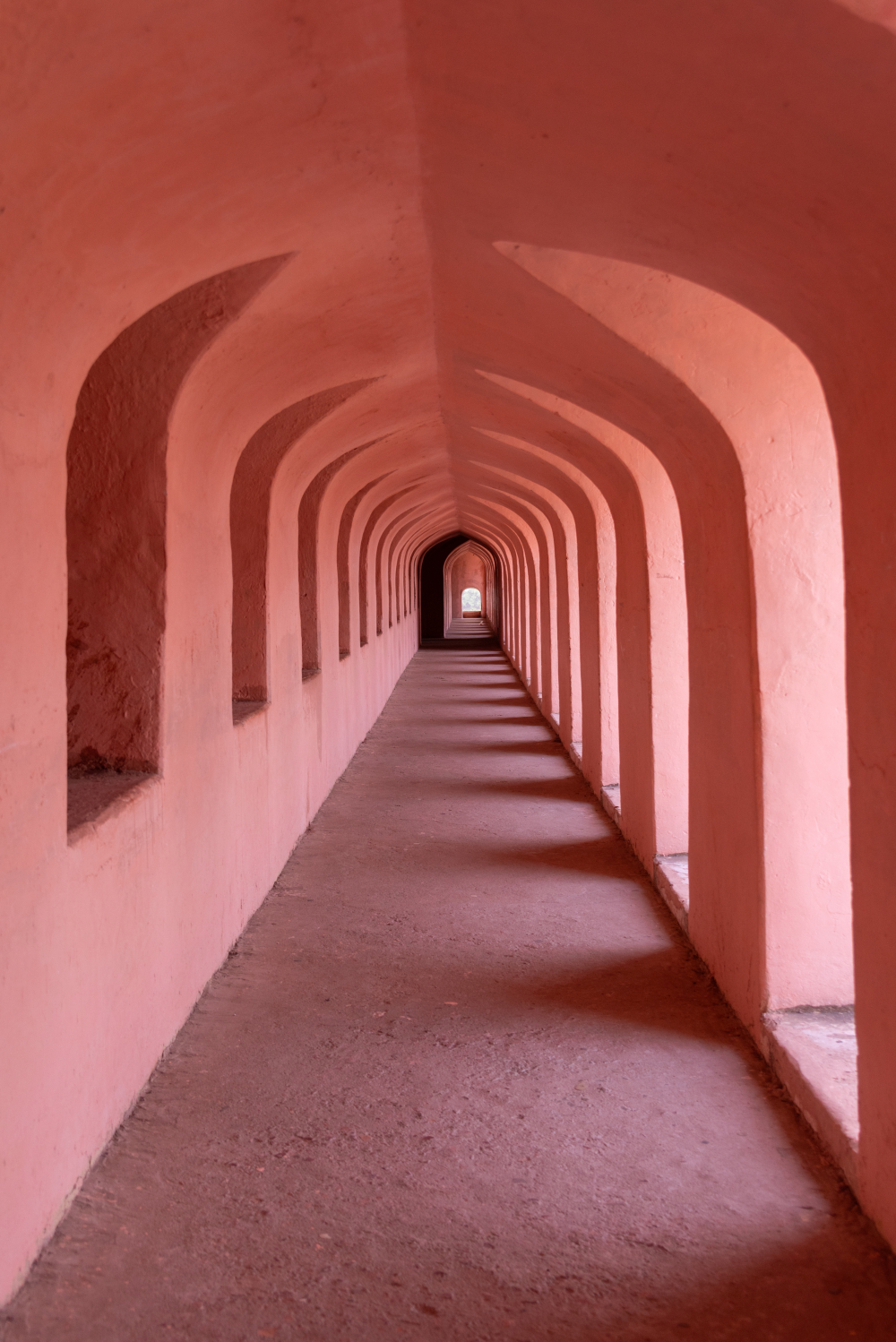 The Bhool Bhulaiya, a labyrinth of interconnected passages, designed above the Imambara hall. Picture Credits: Monis Khan)