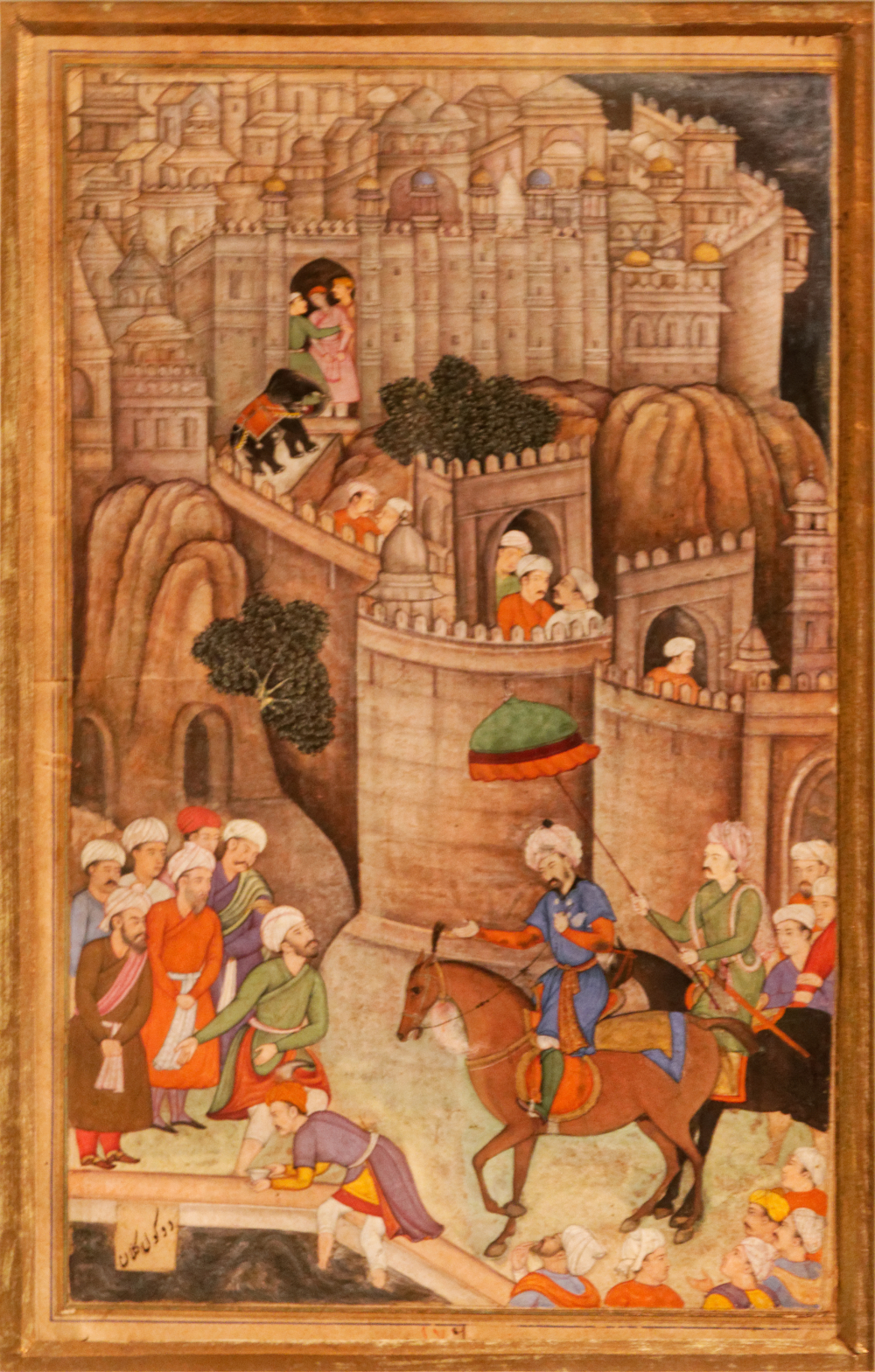 Babur inspecting Gwalior Fort. (Picture Courtesy: National Museum/Wikimedia Commons)