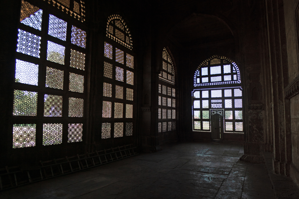 Jalis (latticework) in the tomb of Muhammad Ghaus. (Picture Credits: Ayan Ghosh)