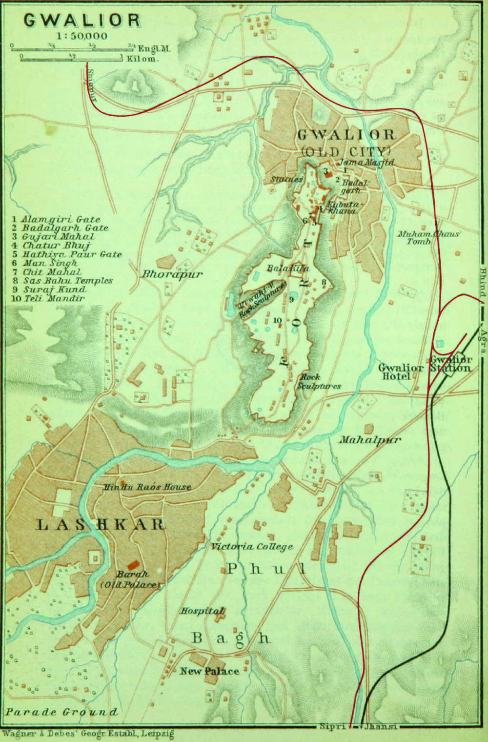 A 1914 map of the GLR Network. (Picture Courtesy: Laplorfill/Wikimedia Commons)