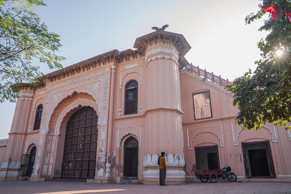 Entrance of Shahi Shamadhan post-restoration. (Picture Credits: Meenal Upreti)