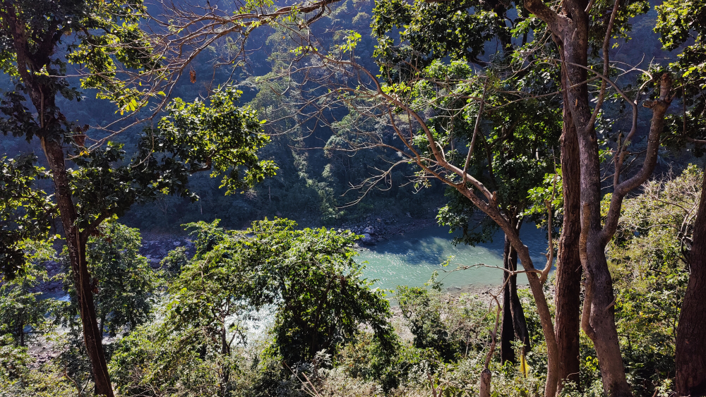 View of Rangeet as seen from Jorethang-Melli road, Sikkim. (Picture Credits: Abhibyanjana R Thatal)