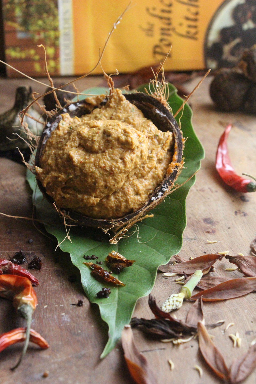 Vadavam chutney with smoky roasted eggplants, from the collection of catholic family recipes in Lourdes Tirouvanziam-Louis’ The Pondicherry Kitchen. (Picture Credits: Deepa Reddy)