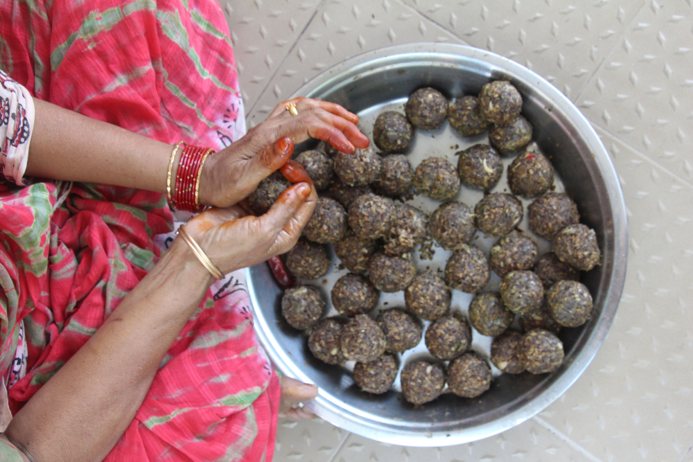 Traditional vagagam preparation in a Reddiyar household. (Picture Credits: Deepa Reddy)