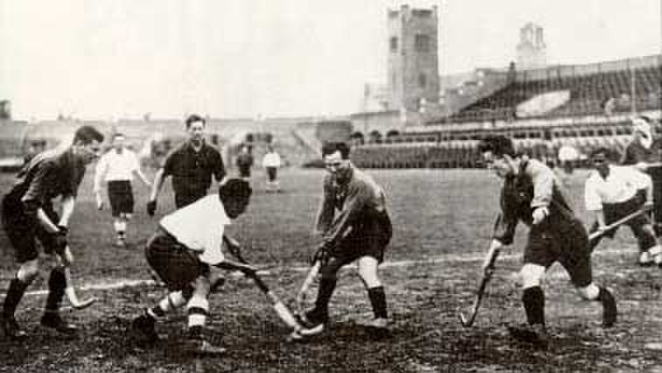 The Indian team at the Amsterdam Olympics in 1928 where Major Dhyan Chand made his debut. (Picture Courtesy: Wikimedia Commons)