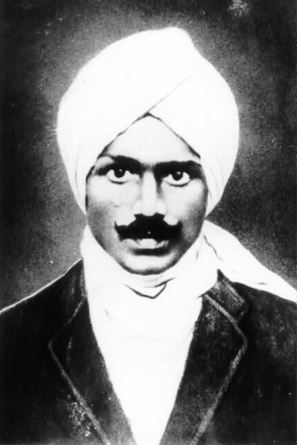 Subramania Bharathi. (Picture Courtesy: Unknown/Wikimedia Commons)