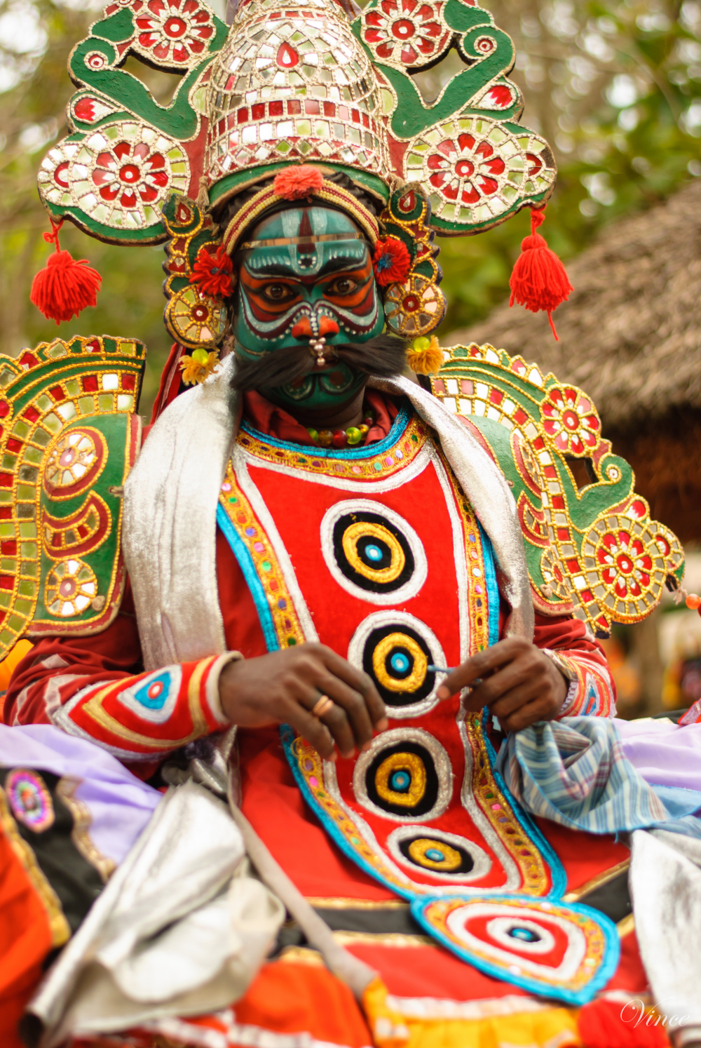 A Therukoothu artist. (Picture Courtesy: Vinc3nt/Wikimedia Commons)