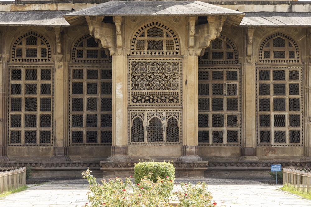 Jalis (latticework) in the tomb of Muhammad Ghaus. (Picture Credits: Pranjal Jain)