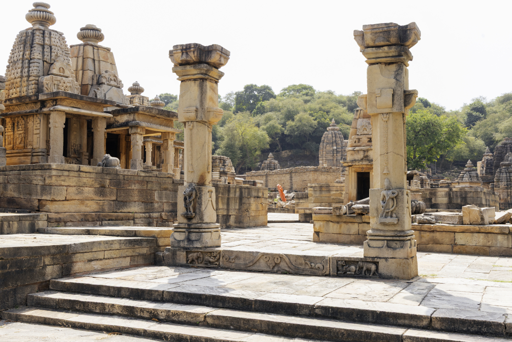 Remains of a torana (Gateway) in Bateshwar. (Picture Credits: Pranjal Jain)