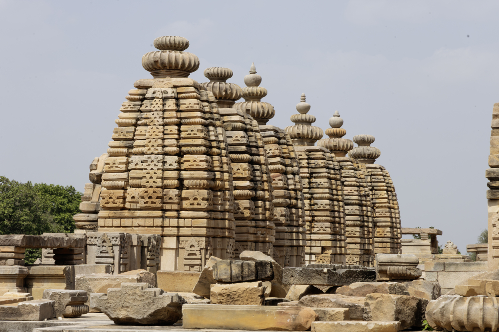 Chandrashalas or Moon-Windows in Bateshwar. This motif was widely used in the temples of the region. (Picture Credits: Pranjal Jain)