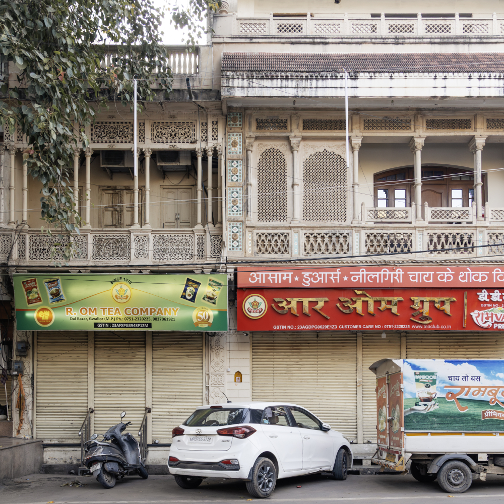 Old houses in Dal Bazar, Gwalior. (Picture Credits: Pranjal Jain)