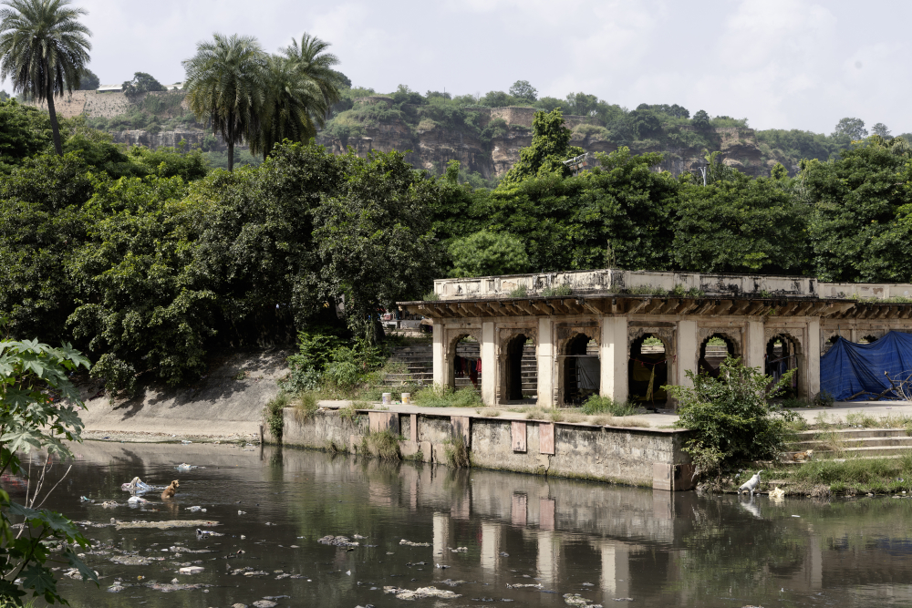 Current state of Baradari, Phoolbagh. (Picture Credits: Pranjal Jain)