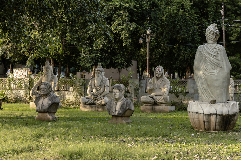 Specimen of modern stonework near Moti Mahal. (Picture Credits: Pranjal Jain)