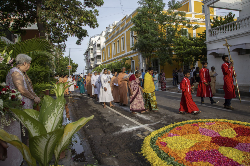 The Corpus Christi procession. (Picture Credits: Pattabi Raman)