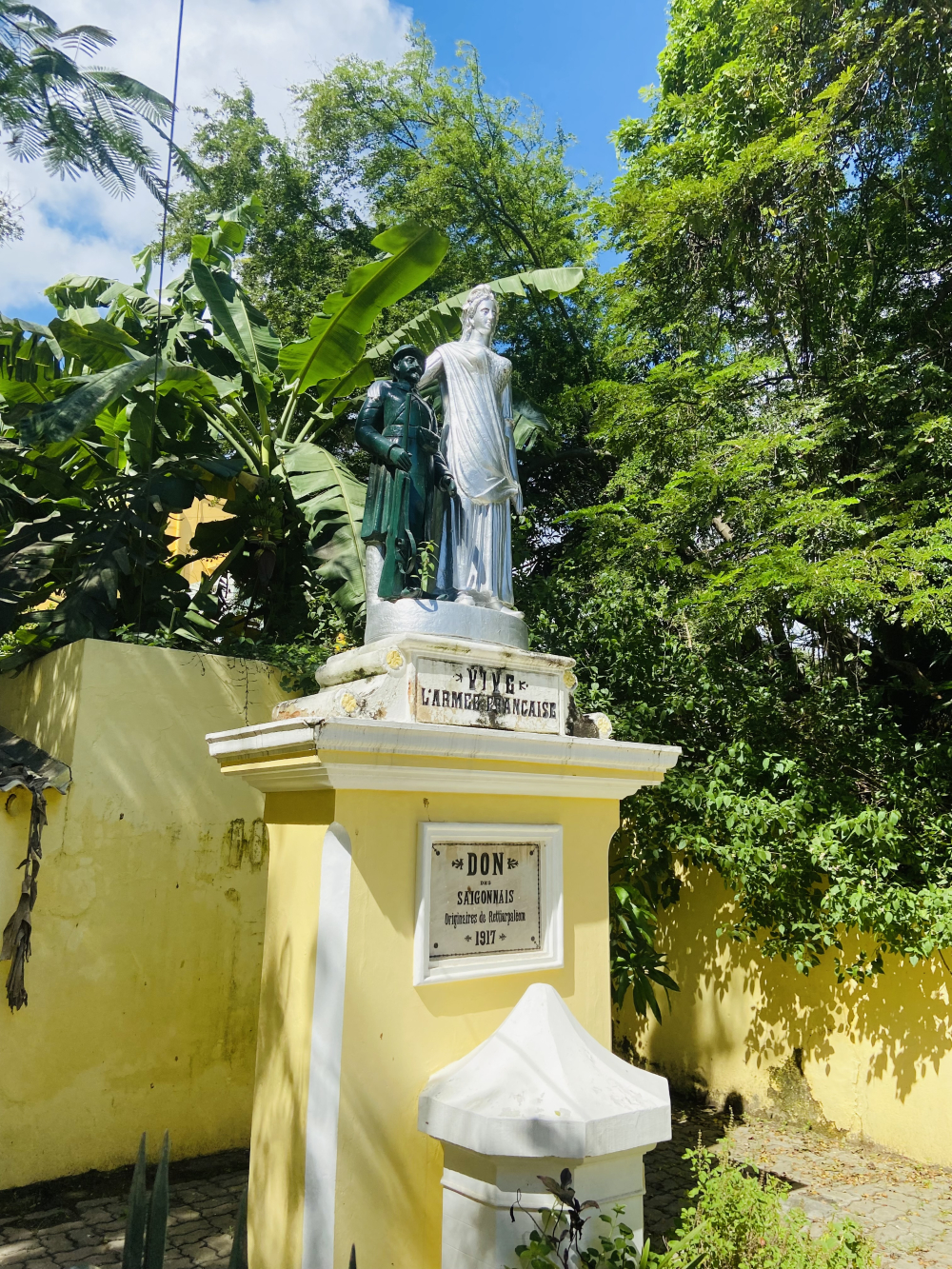 Gift of the Siagonese at Reddiarpalayam. (Picture Credits: Ananya Jahanara Kabir)