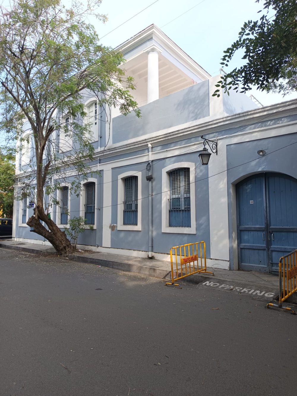 The 'Guest house' on Francois Martin Street. (Picture Credits: Aneesh Raghavan)