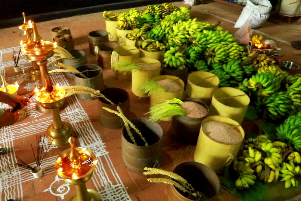 Offerings for Para Utsavam. (Image Courtesy: Sudheer Kailas)