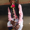 The baans,  played by Bisahar Ram Yadav