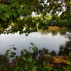 A holding pond filled up with freshwater (Courtesy: George Jerry Jacob)