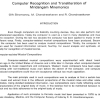 Computer Recognition and Transliteration of Mridangam Mnemonics