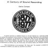 A Century of Sound Recording, by Denis Comper