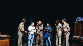  A still from the play 'Accidental death of an anarchist' (Courtesy: Budhan Theatre)
