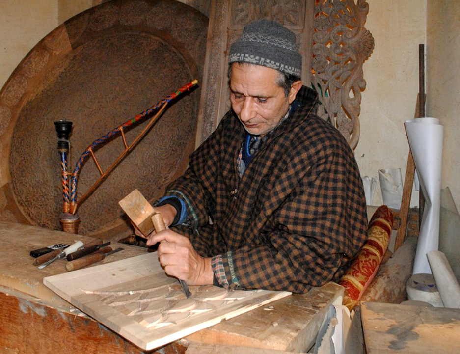 Kashmiri Walnut Wood Carving An Image Gallery Sahapedia
