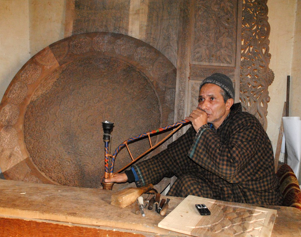 Kashmiri Walnut Wood Carving An Image Gallery Sahapedia