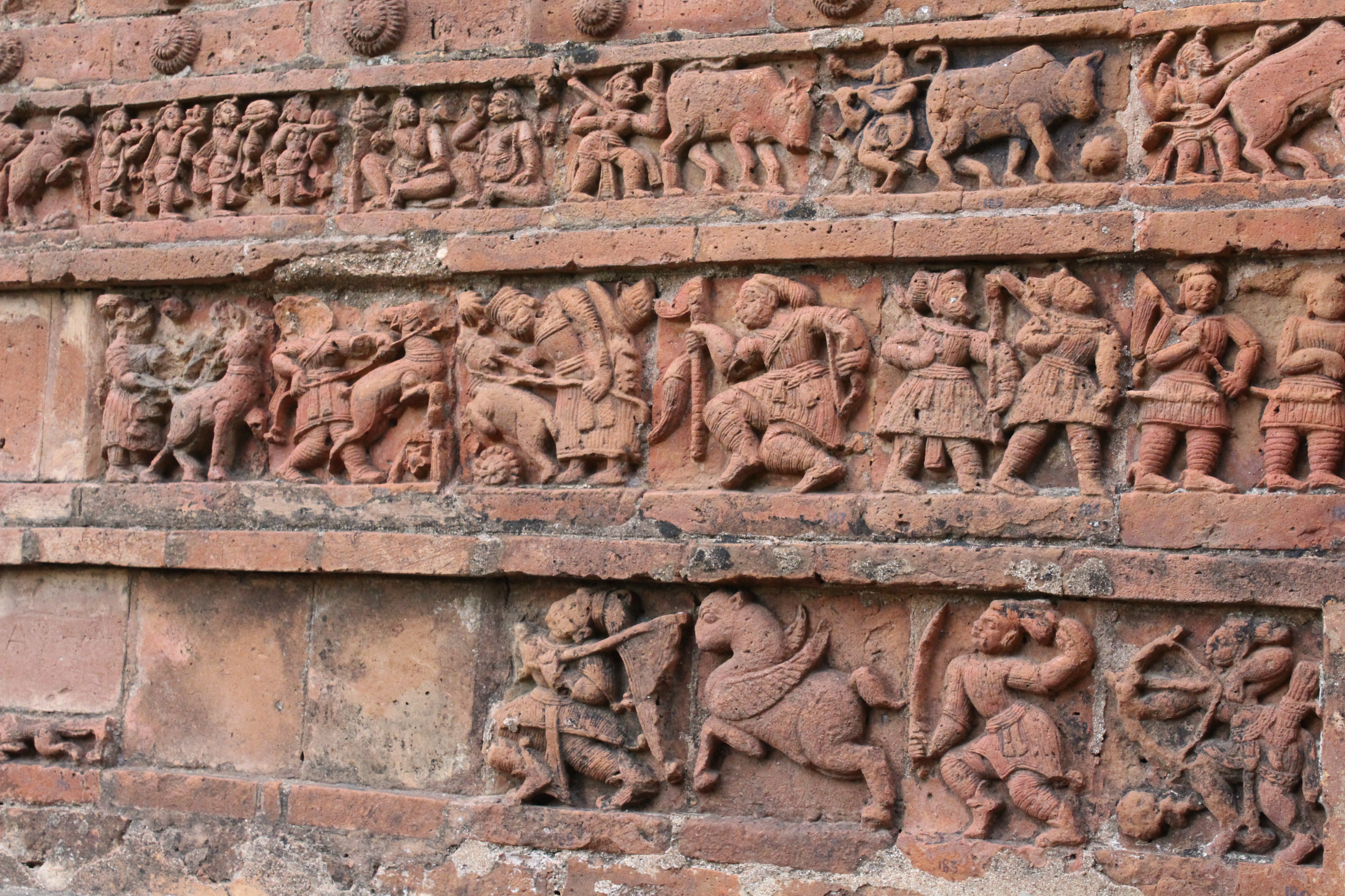 Bishnupur Handpainted Terracotta Rakhi 12