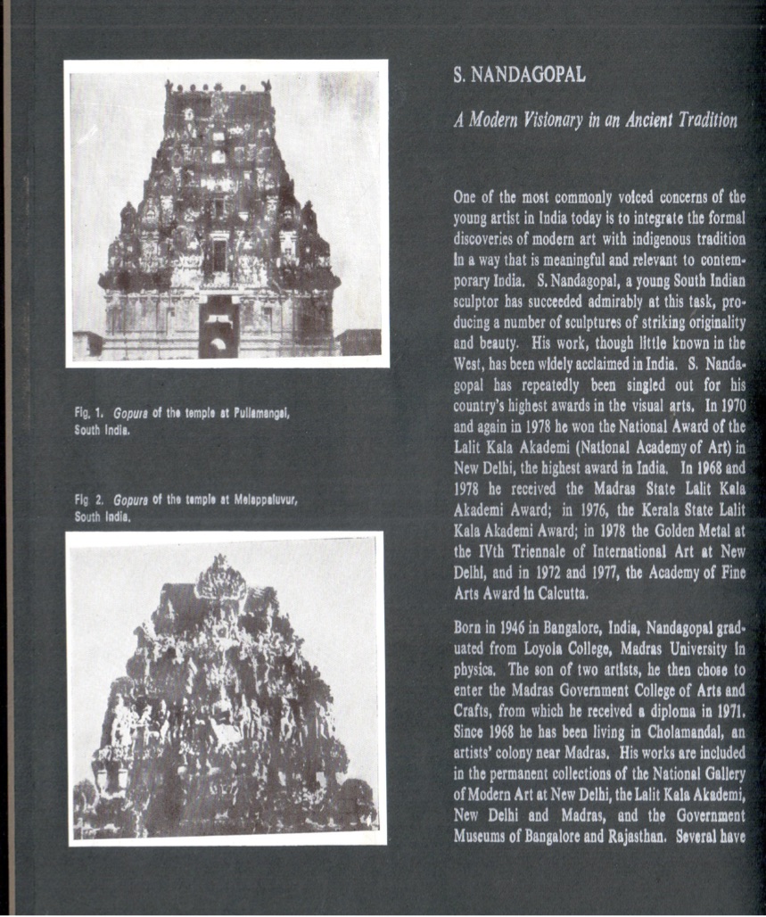 S. Nandagopal A Modern Visionary in an Ancient Tradition 'S. Nandagopal A Modern Visionary in an Ancient Tradition' by Phyllis Granoff