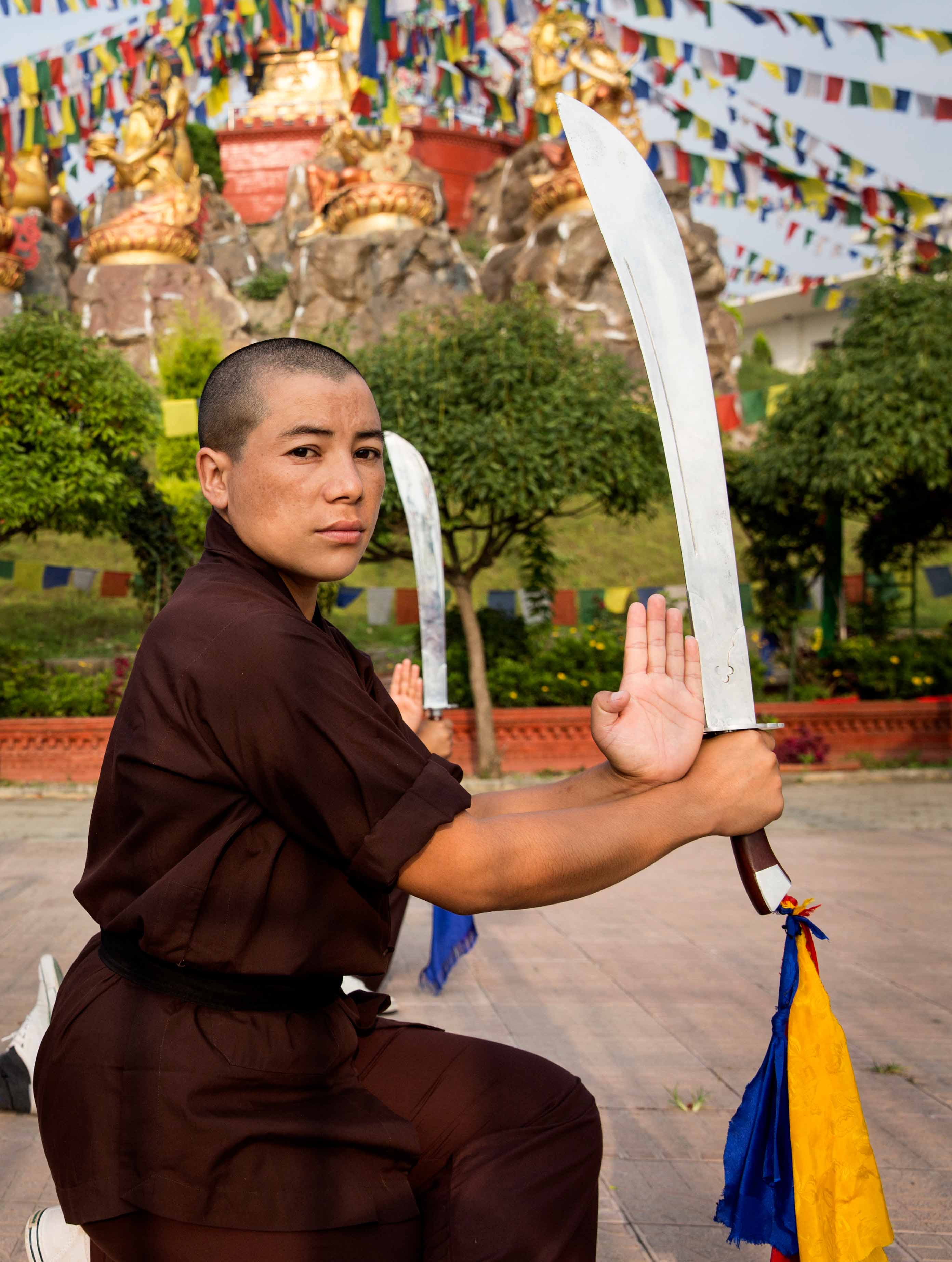 Training the Body and Mind KungFu Nuns of Kathmandu Sahapedia
