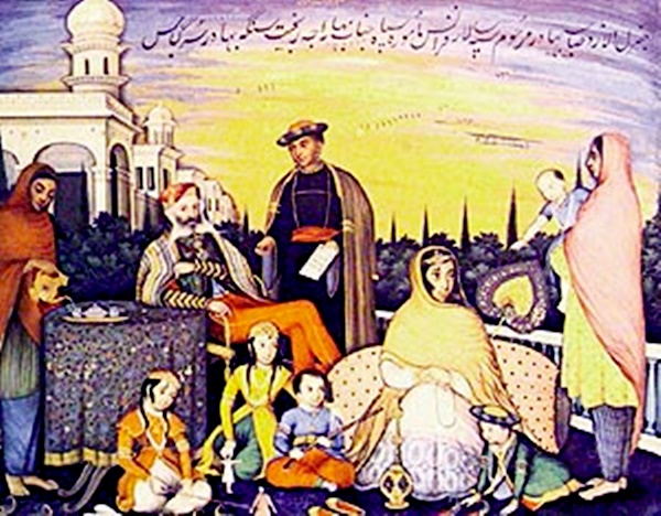 General Allard and his family, Lahore, 1838, Courtesy: The Tribune