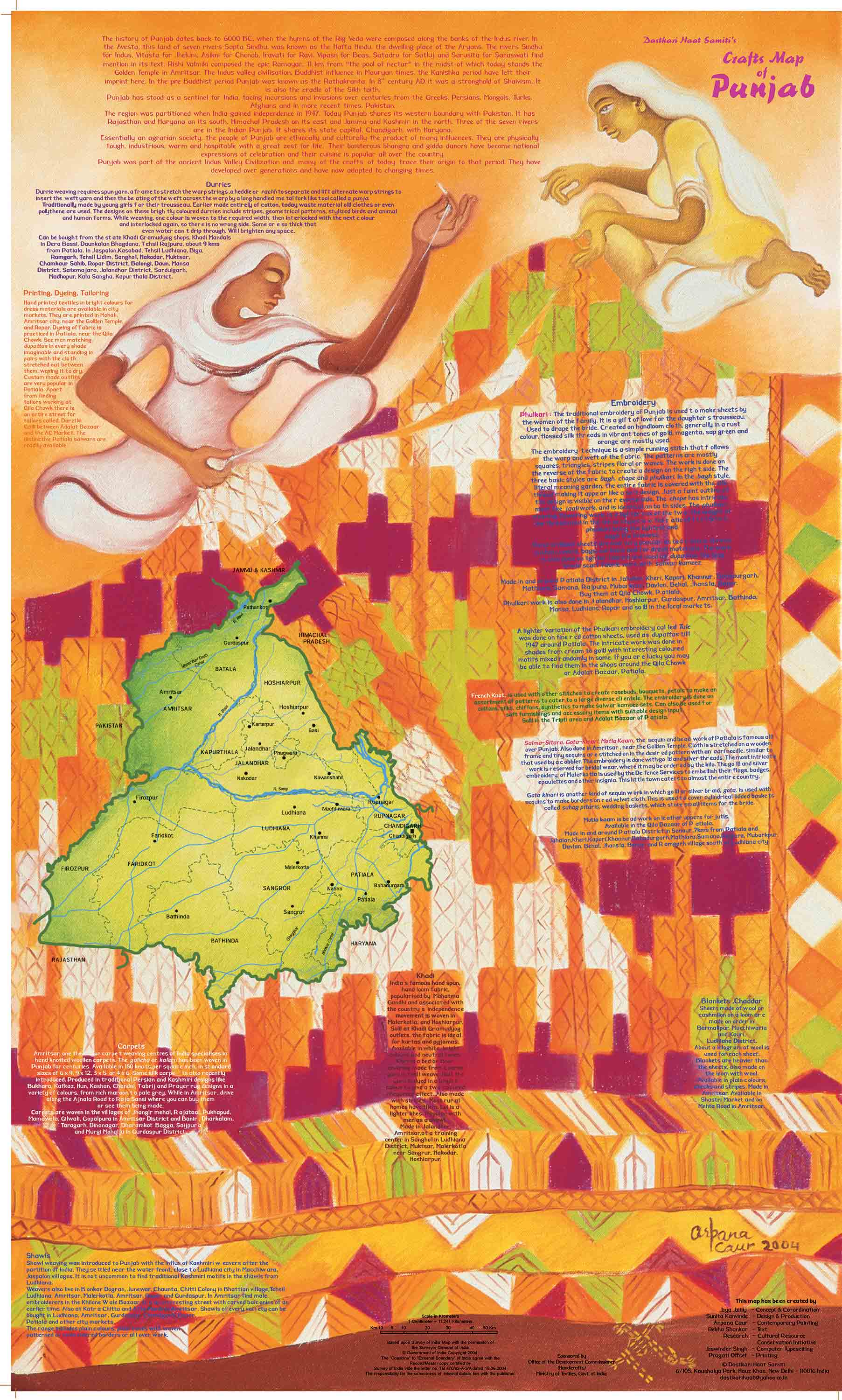 Crafts Map of India | Sahapedia