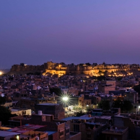 Jaisalmer Fort was built by Bhati Rajputs, but lost prominence after partition of India. The fort was brought to cinema by director Satyajit Ray in his Bengali film Sonar Kella, bringing generations of Bengali tourists to visit Jaisalmer. It is a 'living' fort in Rajasthan which is still inhabited.