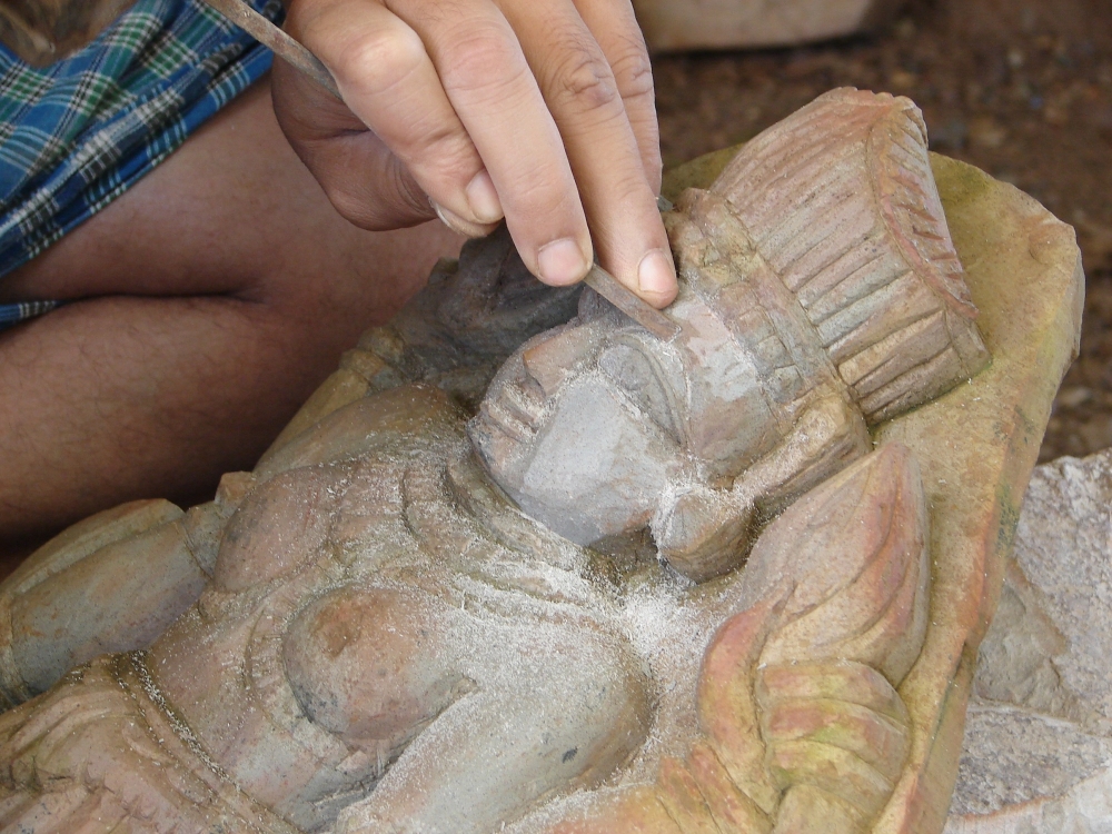 Adding finesse to the sculpture