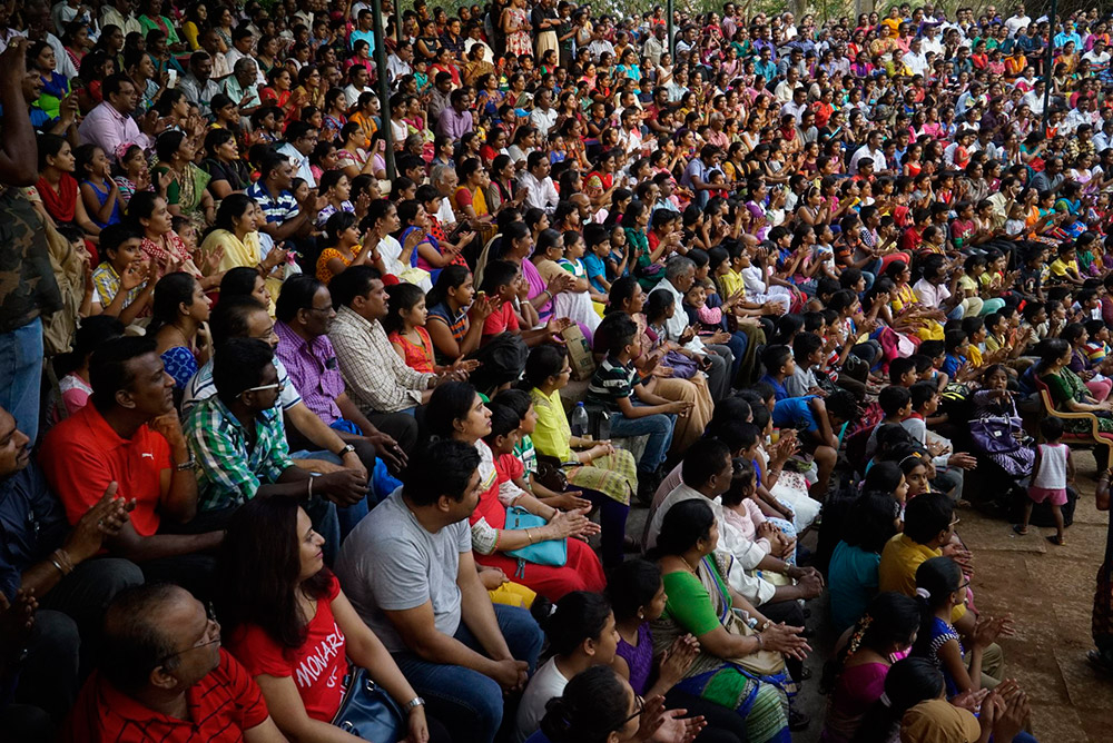 Fig.10. A file photo of the inauguration of Chinnara Mela, a summer theatre camp for children (Courtesy: Rangayana)