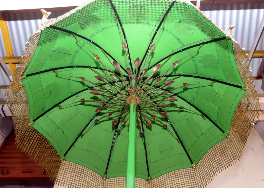 An inside view of special parasol. Image Courtesy: Anil Vijay.