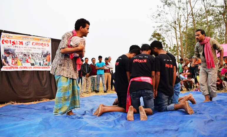 Fig. 9: Barak Valley Sanskritik Parikrama 2017—a glimpse from Adaab (Courtesy: Chorus)