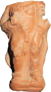 Fig. 1. Terracotta female figurine, Semthan (Courtesy: Dr Rashid Abdul Lone)