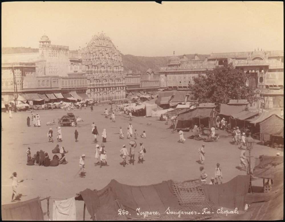 Jaipur, Sanganeer - Ka - Chopal during 1858 - 61_The Metropolitan Museum of Art - Public Domain