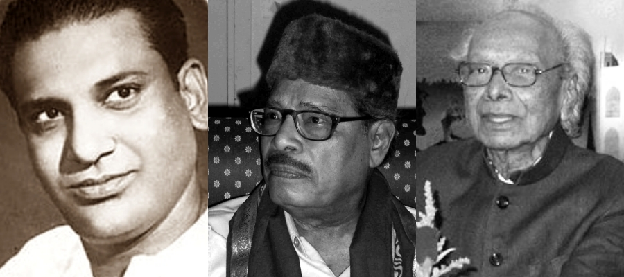 Khemchand Prakash, Manna Dey, Naushad, Courtesy: Wikimedia Commons