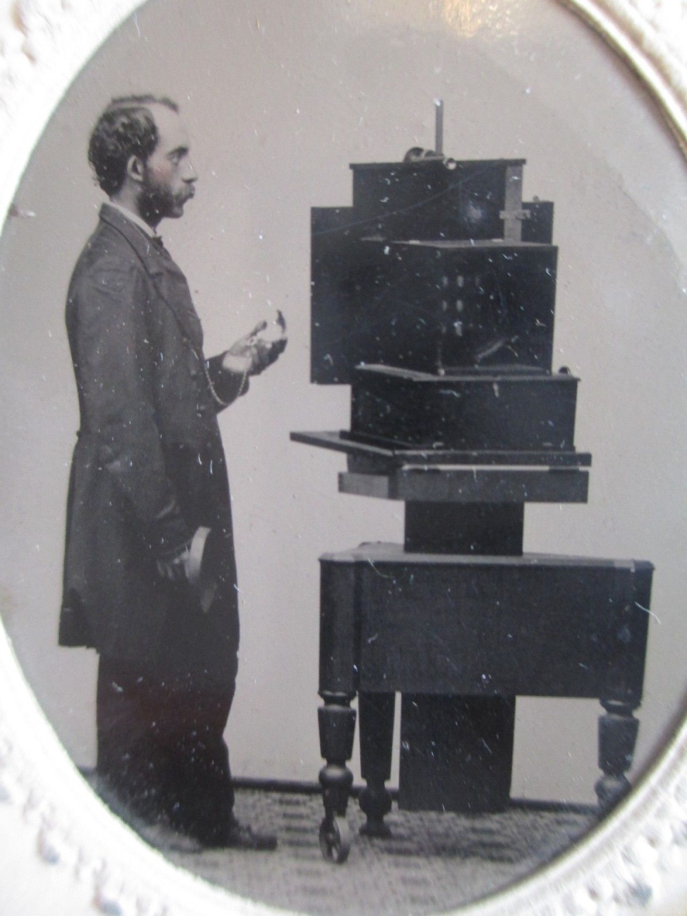 Simon Wing with a daguerreotype camera, c1860, Courtesy: Wikimedia Commons