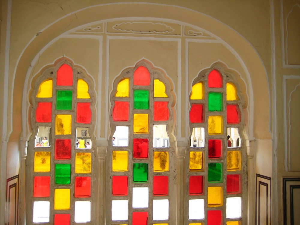 Hawa Mahal, Jaipur, Architecture, Maharaja Sawai Pratap Singh, Lal Chand Ustad, Stained Glass